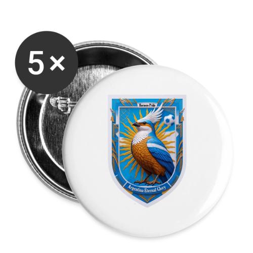 Argentina Hornero Pride T Shirt, Football Gift - Buttons large 2.2'' (5-pack)