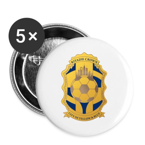 Riyadh Crown T Shirt, Modern Desert Pride Gift - Buttons large 2.2'' (5-pack)