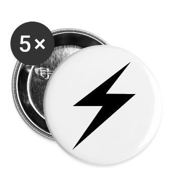 s blitz - Buttons large 2.2'' (5-pack) - white