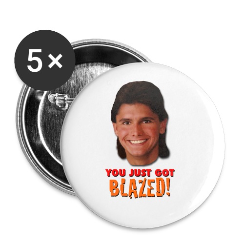 Average Homeboy Big Head T-Shirt - Buttons large 2.2'' (5-pack)