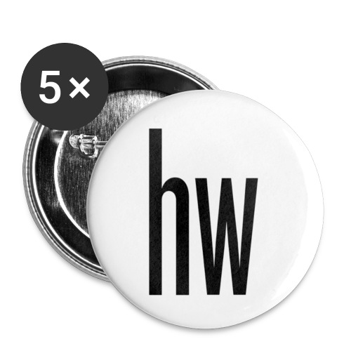 hw logo (Organic) - Buttons large 2.2'' (5-pack)
