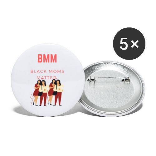 BMM wht bg - Buttons large 2.2'' (5-pack)