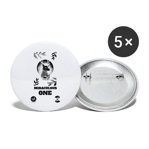 Miraculous One - Buttons large 2.2'' (5-pack)