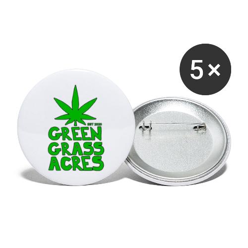 GreenGrassAcres Logo - Buttons large 2.2'' (5-pack)