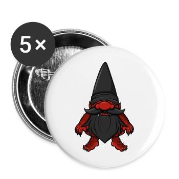 Nain Rouge Of Detroit Michigan Gnome Cryptid Lover - Buttons large 2.2'' (5-pack) - white