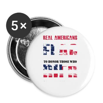 Us Veteran Veterans Day Us Patriot - Buttons large 2.2'' (5-pack) - white