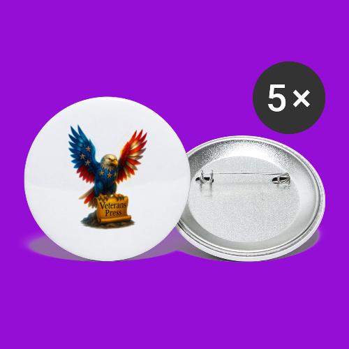 Veterans Press - Buttons large 2.2'' (5-pack)