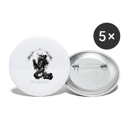 love and haunted - Buttons large 2.2'' (5-pack)