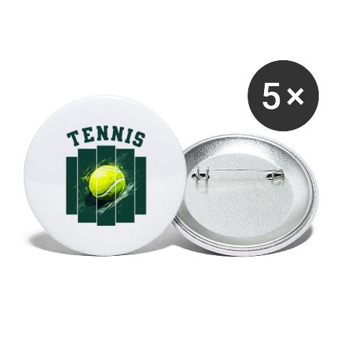 Tennis Motion - Buttons large 2.2'' (5-pack)