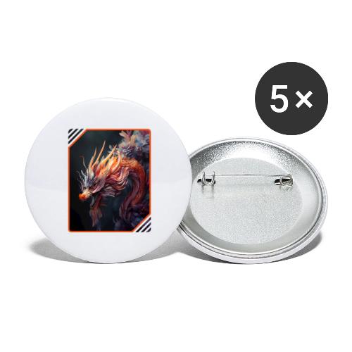 Dragon Dreams - Buttons large 2.2'' (5-pack)