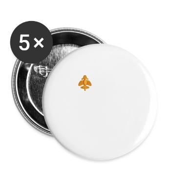 Ancient Astronaut Theorist Quimbaya Airplane - Buttons large 2.2'' (5-pack) - white