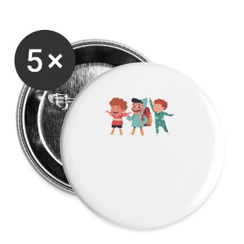 Child autistic friends Autism Awareness - Buttons large 2.2'' (5-pack) - white