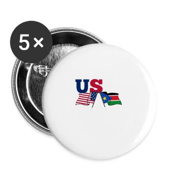 South Sudan Is Calling - Buttons large 2.2'' (5-pack) - white