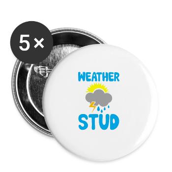 Weather Stud 2 - Buttons large 2.2'' (5-pack) - white