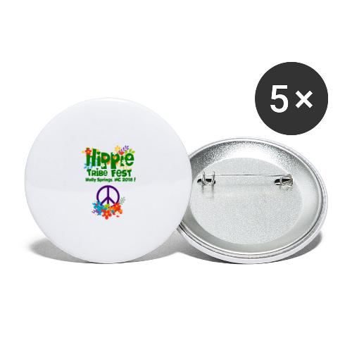 Hippie Tribe Fest 2018 - Buttons large 2.2'' (5-pack)