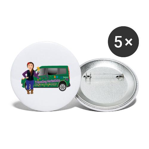 Traveling Hebalista Gear Design - Buttons large 2.2'' (5-pack)