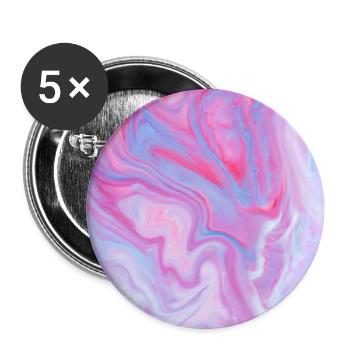 Colorful abstract - Buttons large 2.2'' (5-pack) - white