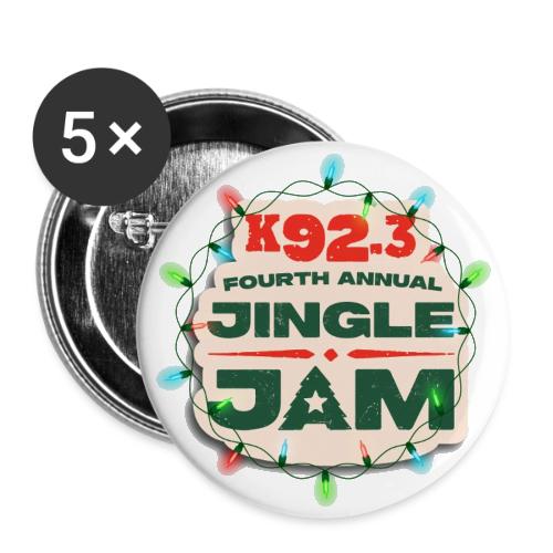 2025 K92.3 Jingle Jam - Buttons large 2.2'' (5-pack)