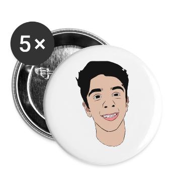 FaZe Rug shirt 2 - Buttons large 2.2'' (5-pack) - white