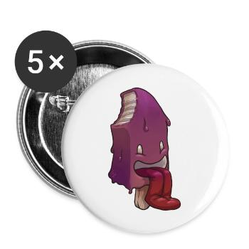Ice Cream - Buttons large 2.2'' (5-pack) - white