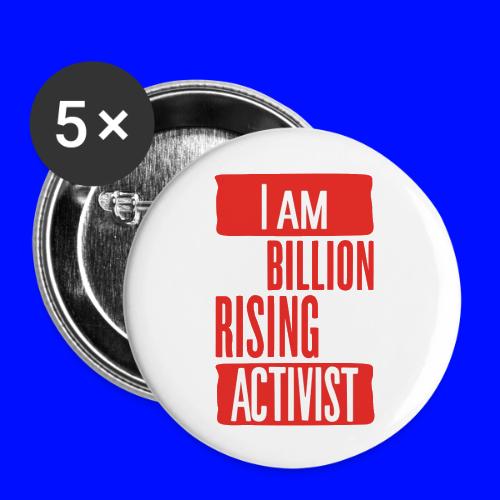 One Billion Rising Italy - Buttons large 2.2'' (5-pack)