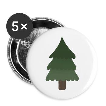 needle tree - Buttons large 2.2'' (5-pack) - white