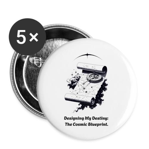 Cosmic Blueprint T-Shirt - Buttons large 2.2'' (5-pack)