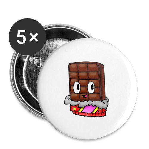 chocolate bar - Buttons large 2.2'' (5-pack)