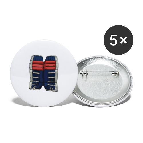 90s Goalie Pads - Buttons large 2.2'' (5-pack)