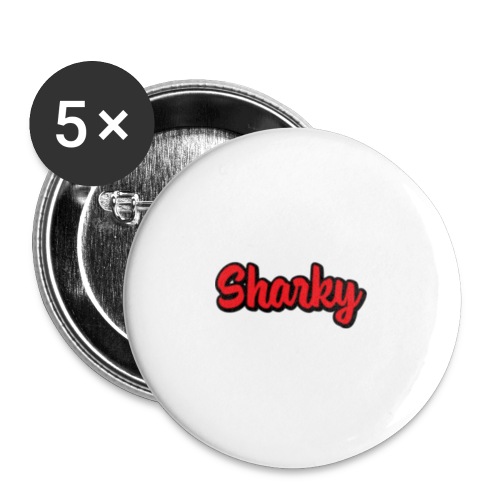 SharkyMerchy - Buttons large 2.2'' (5-pack)