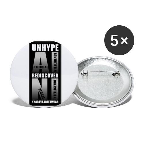 Unhype AI Rediscover NI - Buttons large 2.2'' (5-pack)