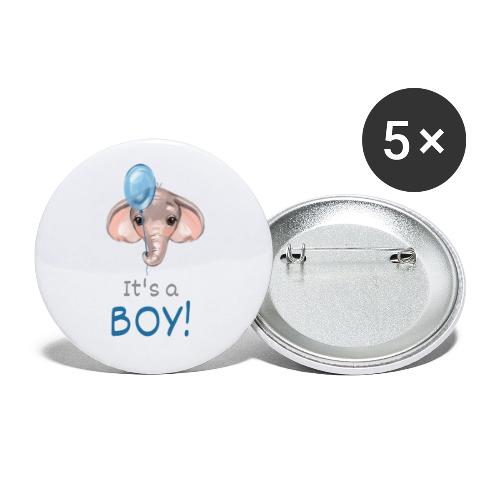 It s a boy - Buttons large 2.2'' (5-pack)
