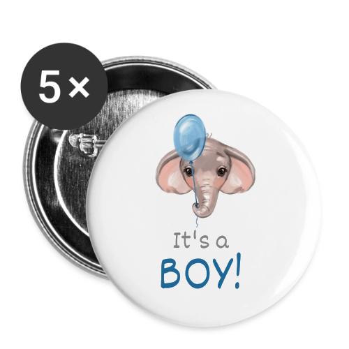 It s a boy - Buttons large 2.2'' (5-pack)