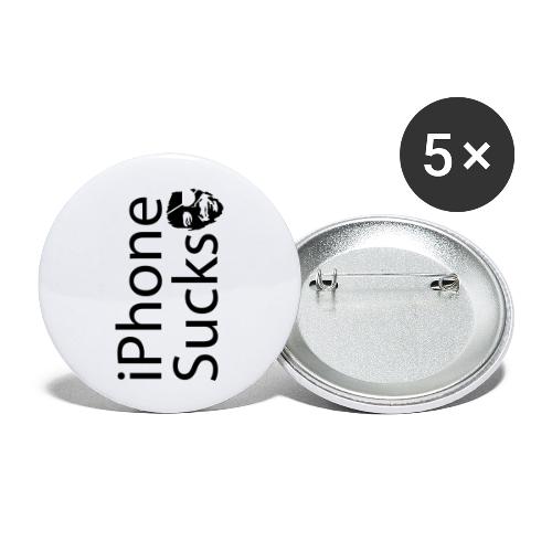iPhone Sucks - Buttons large 2.2'' (5-pack)