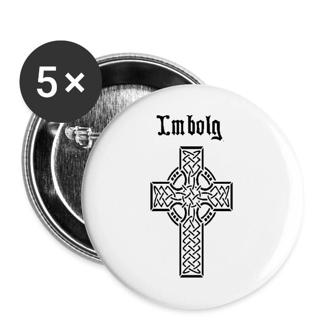 Imbolg Black Logo and Cross