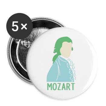 Funny classical music gift for music teacher - Buttons large 2.2'' (5-pack) - white
