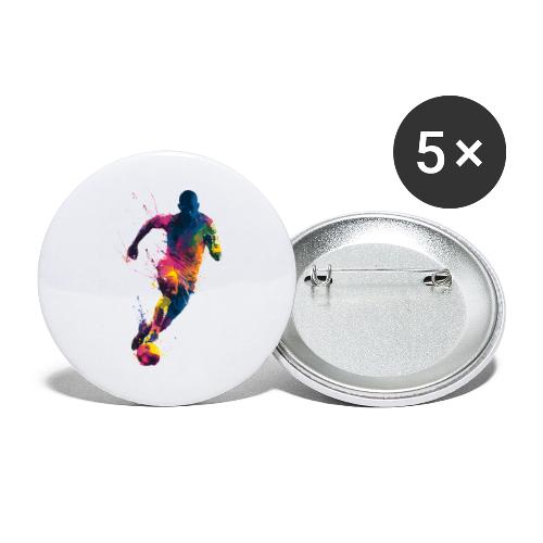 Soccer: Kick of Colors - Buttons large 2.2'' (5-pack)