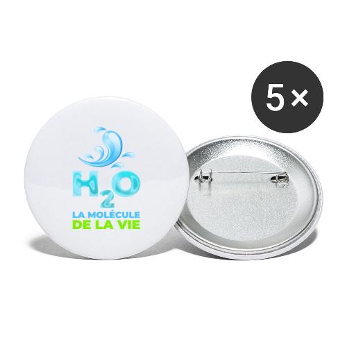 The molecule of life - Buttons large 2.2'' (5-pack)