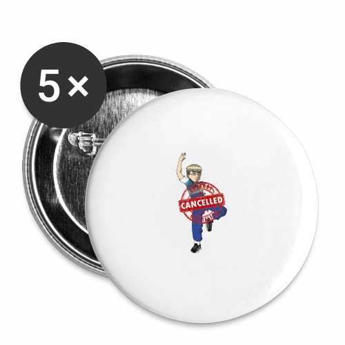 Cookout cancelled - Buttons large 2.2'' (5-pack)