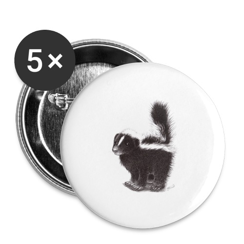 Cool cute funny Skunk - Buttons large 2.2'' (5-pack)