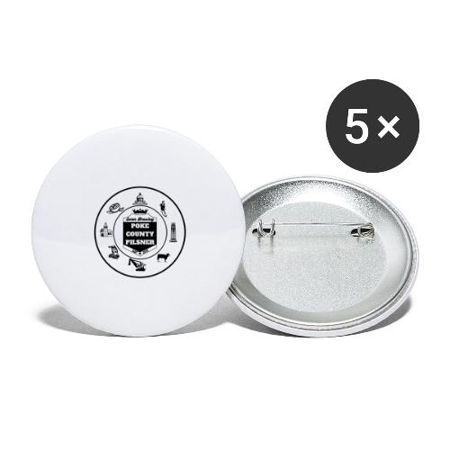 Poke County Pilsner - Buttons large 2.2'' (5-pack)