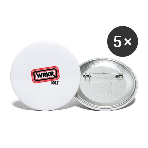 WRKR Radio 100.7 - Buttons large 2.2'' (5-pack)