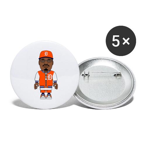 Detroit Crunk - Buttons large 2.2'' (5-pack)