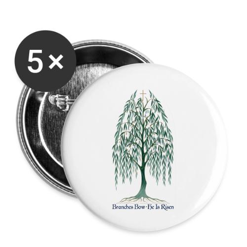 Easter Branches Bow Willow T Shirt, Easter Gift - Buttons large 2.2'' (5-pack)