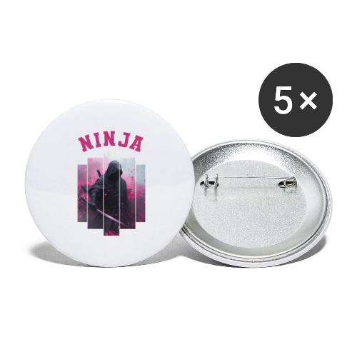 Elite Ninja Spirit - Buttons large 2.2'' (5-pack)