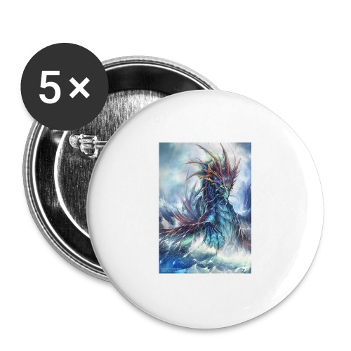 Dragon - Buttons large 2.2'' (5-pack)