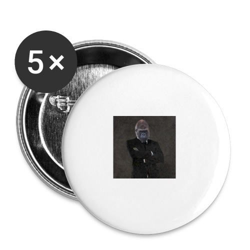gorilla - Buttons large 2.2'' (5-pack)