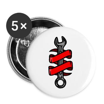 Tools - Buttons large 2.2'' (5-pack) - white