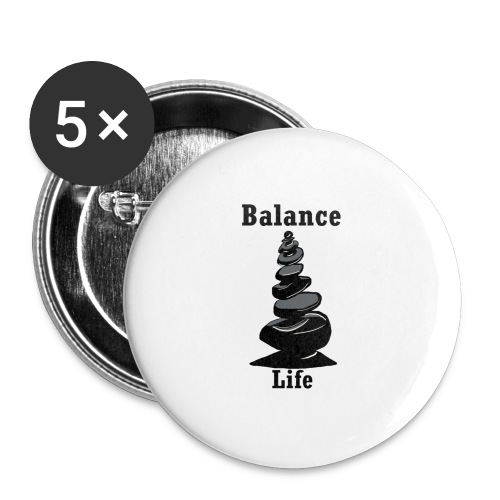 Balance Life - Buttons large 2.2'' (5-pack)