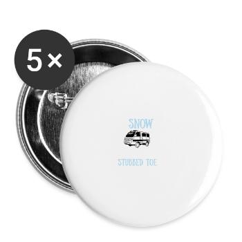 Dashing Through The Snow To Pick Up A Dumb With A - Buttons large 2.2'' (5-pack) - white